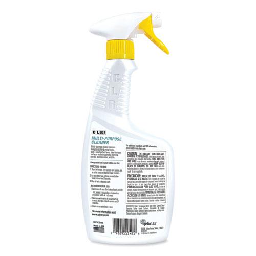 Multi-Purpose Cleaner, Lemon Scent, 32 oz Bottle, 6/Carton. Picture 2