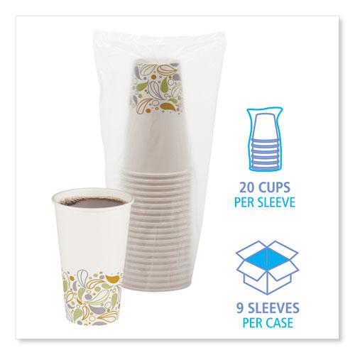 Deerfield Printed Paper Hot Cups, 16 oz, 50 Cups/Sleeve, 20 Sleeves/Carton. Picture 5