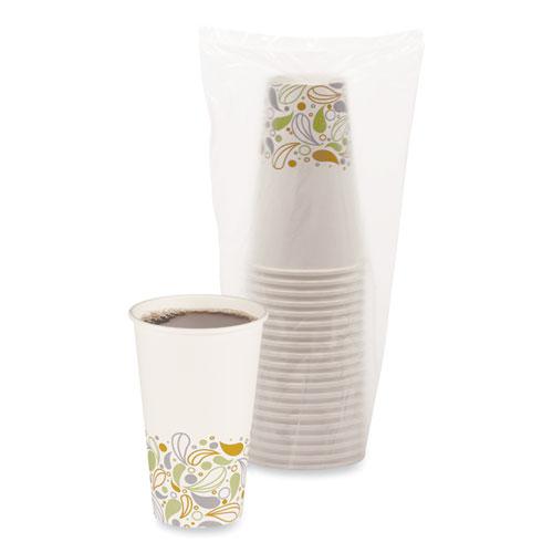 Deerfield Printed Paper Hot Cups, 16 oz, 50 Cups/Sleeve, 20 Sleeves/Carton. Picture 4