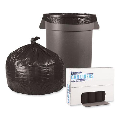 Low-Density Waste Can Liners, 33 gal, 0.5 mil, 33" x 39", Black, 25 Bags/Roll, 8 Rolls/Carton. Picture 4