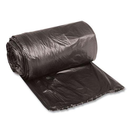 Low-Density Waste Can Liners, 16 gal, 0.35 mil, 24" x 32", Black, 500/Carton. Picture 1