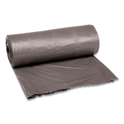Low-Density Waste Can Liners, 30 gal, 0.95 mil, 30" x 36", Gray, 25 Bags/Roll, 4 Rolls/Carton. Picture 1