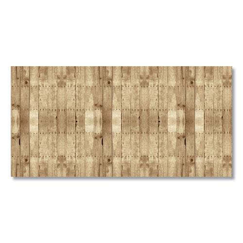 Bordette Designs, 48" x 50 ft Roll, Weathered Wood, Brown/White. Picture 1