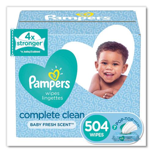 Complete Clean Baby Wipes, 1 Ply, Baby Fresh, 504/Pack. Picture 1