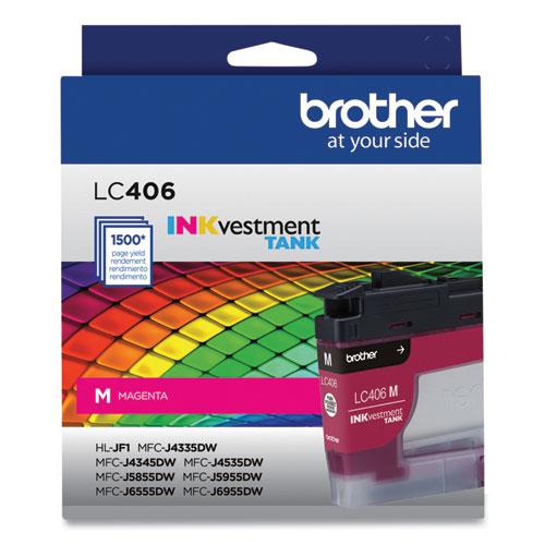 LC406MS INKvestment Ink, 1,500 Page-Yield, Magenta. Picture 1