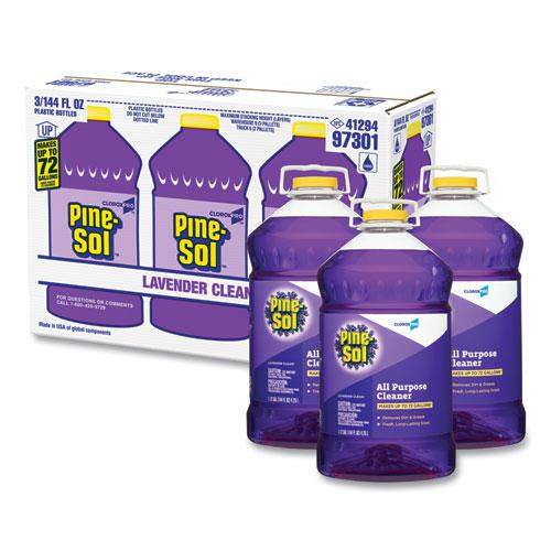 All Purpose Cleaner, Lavender Clean, 144 oz Bottle, 3/Carton. The main picture.