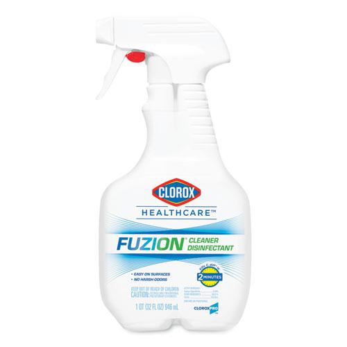 Fuzion Cleaner Disinfectant, Unscented, 32 oz Spray Bottle, 9/Carton. Picture 2