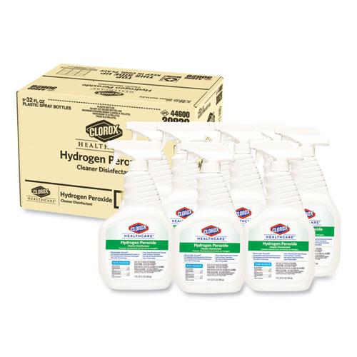 Hydrogen-Peroxide Cleaner/Disinfectant, 32 oz Spray Bottle, 9/Carton. Picture 1