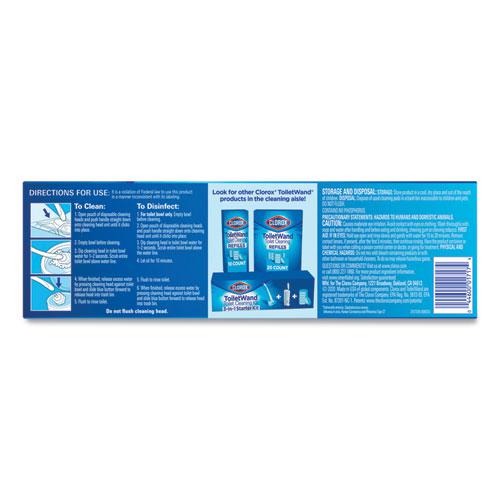Disinfecting ToiletWand Refill Heads, Blue/White, 10/Pack, 6 Packs/Carton. Picture 10