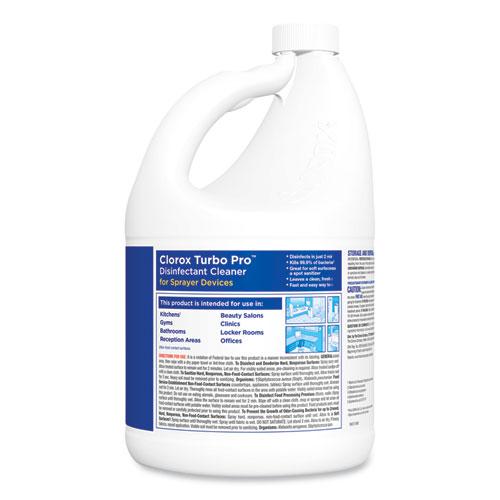 Turbo Pro Disinfectant Cleaner for Sprayer Devices, 121 oz Bottle, 3/Carton. Picture 7