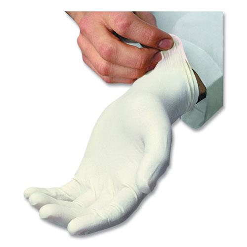 L5101 Series Powdered Latex Gloves, 4 mil, X-Large, Cream, 100/Box. Picture 1