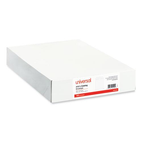 Self-Stick Open End Catalog Envelope, #13 1/2, Square Flap, Self-Adhesive Closure, 10 x 13, White, 100/Box. Picture 2