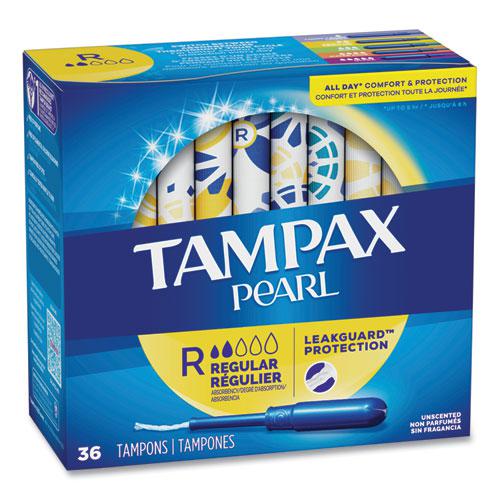 Pearl Tampons, Regular, 36/Box. Picture 1