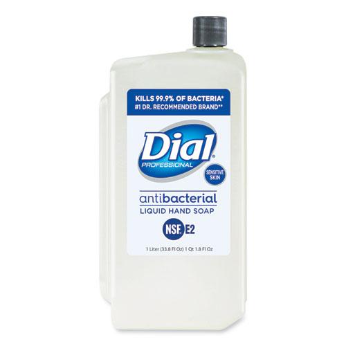 Antibacterial Liquid Hand Soap for Sensitive Skin Refill for 1 L Liquid Dispenser, Floral, 1 L, 8/Carton. The main picture.