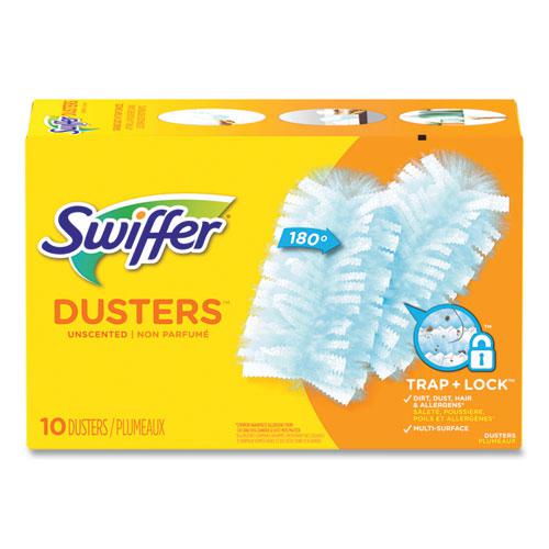 Dusters Refill, Dust Lock Fiber, Unscented, Light Blue, 10/Box. Picture 1