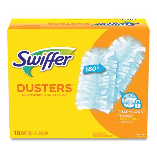 Dusters Refill, Fiber Bristle, Light Blue, 18/Box. Picture 1