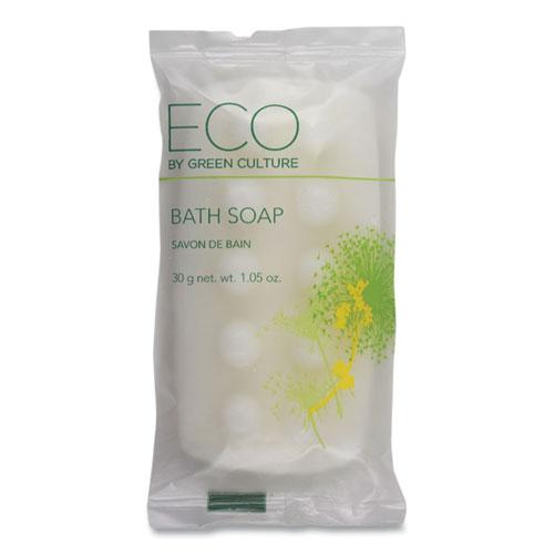 Bath Massage Bar, Clean Scent, 1.06 oz, 300/Carton. Picture 1
