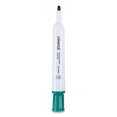 Dry Erase Marker, Broad Chisel Tip, Green, Dozen. Picture 4