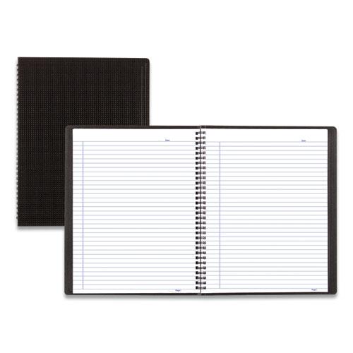 Duraflex Poly Notebook, 1-Subject, Medium/College Rule, Black Cover, (80) 11 x 8.5 Sheets. Picture 3