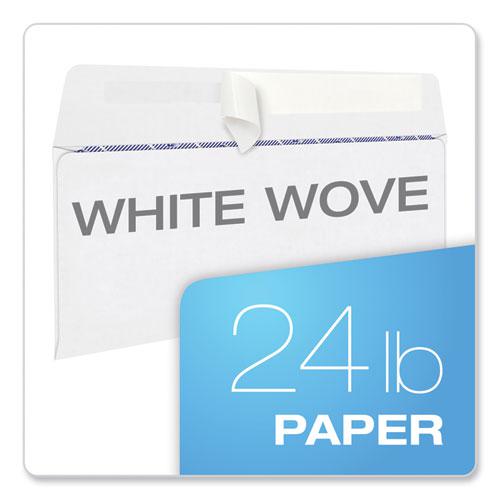 1099 Double Window Envelope, Commercial Flap, Self-Adhesive Closure, 3.75 x 8.75, White, 24/Pack. Picture 7