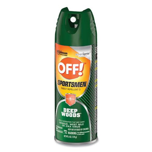 Deep Woods Sportsmen Insect Repellent, 6 oz Aerosol Spray, 12/Carton. Picture 4