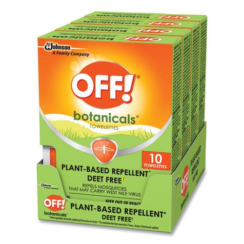 Botanicals Insect Repellant, Box, 10 Wipes/Pack, 8 Packs/Carton. Picture 3