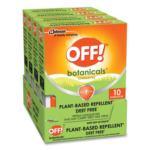 Botanicals Insect Repellant, Box, 10 Wipes/Pack, 8 Packs/Carton. Picture 4