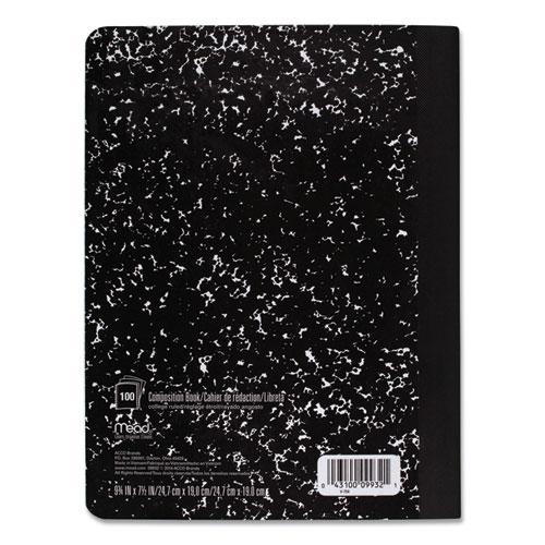 Square Deal Composition Book, 3-Subject, Wide/Legal Rule, Black Cover, (100) 9.75 x 7.5 Sheets, 12/Pack. Picture 6