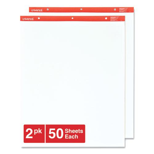 Easel Pads/Flip Charts, Unruled, 27 x 34, White, 50 Sheets, 2/Carton. Picture 2