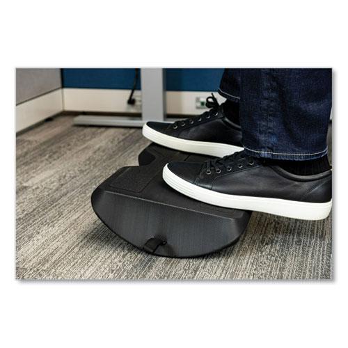 Foot Rest for Standing Desks, 19.98w x 11.97d x 4.2h, Black. Picture 4