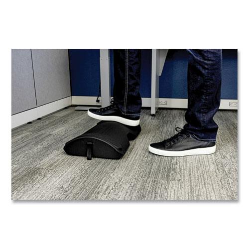Foot Rest for Standing Desks, 19.98w x 11.97d x 4.2h, Black. Picture 5