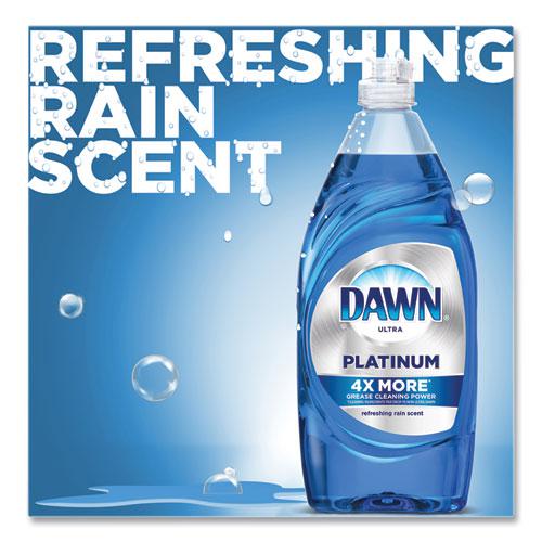 Platinum Liquid Dish Detergent, Refreshing Rain Scent, (3) 24 oz Bottles Plus (2) Sponges/Carton. Picture 6