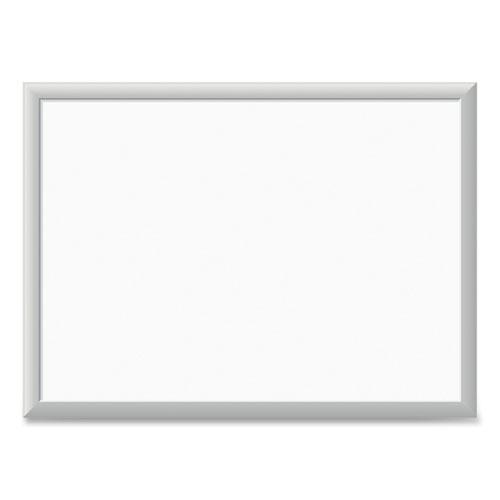 Melamine Dry Erase Board, 23 x 17, White Surface, Silver Frame. Picture 3