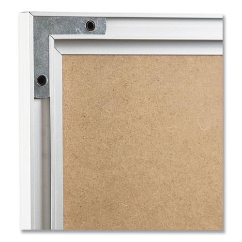 Melamine Dry Erase Board, 70 x 47, White Surface, Silver Frame. Picture 4
