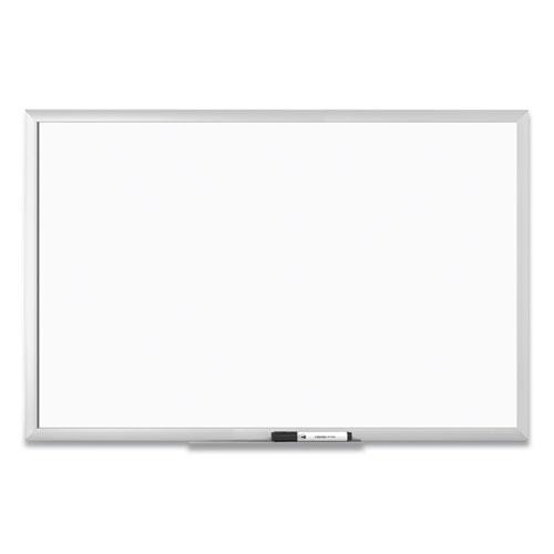 Magnetic Dry Erase Board with Aluminum Frame, 36 x 24, White Surface, Silver Frame. Picture 4