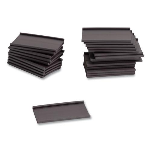 Magnetic Card Holders, 2 x 1, Black, 25/Pack. Picture 6