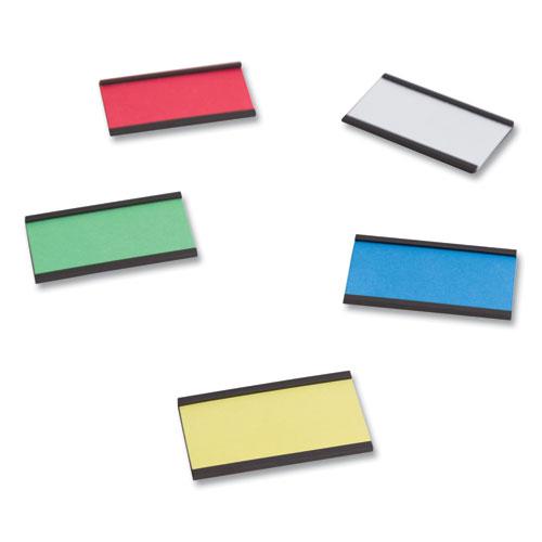 Magnetic Card Holders, 2 x 1, Black, 25/Pack. Picture 7