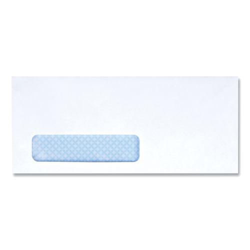 Open-Side Security Tint Business Envelope, 1 Window, #10, Commercial Flap, Gummed Closure, 4.13 x 9.5, White, 500/Box. Picture 1