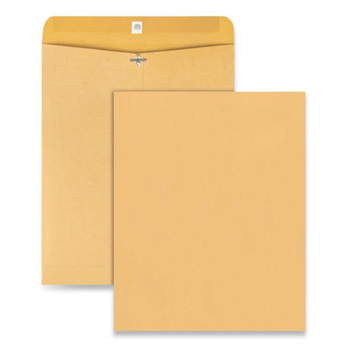 Kraft Clasp Envelope, #105, Square Flap, Clasp/Gummed Closure, 11.5 x 14.5, Brown Kraft, 100/Pack. Picture 1
