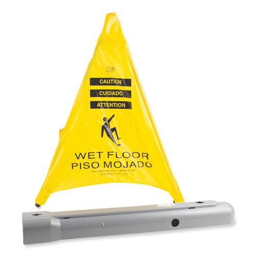 Pop Up Safety Cone, 3 x 2.5 x 20, Yellow. Picture 3