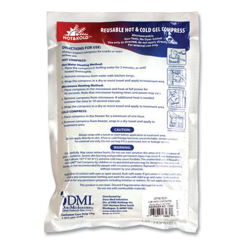 Reusable Hot/Cold Pack, 8.63 x 8.63, White. Picture 1