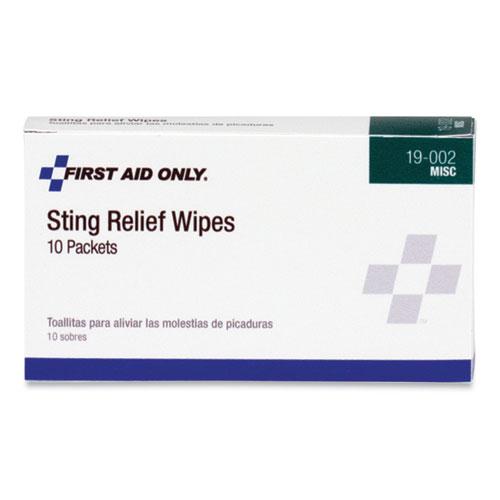 First Aid Sting Relief Pads, 10/Box. Picture 3