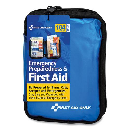 Soft-Sided First Aid and Emergency Kit, 104 Pieces, Soft Fabric Case. Picture 1