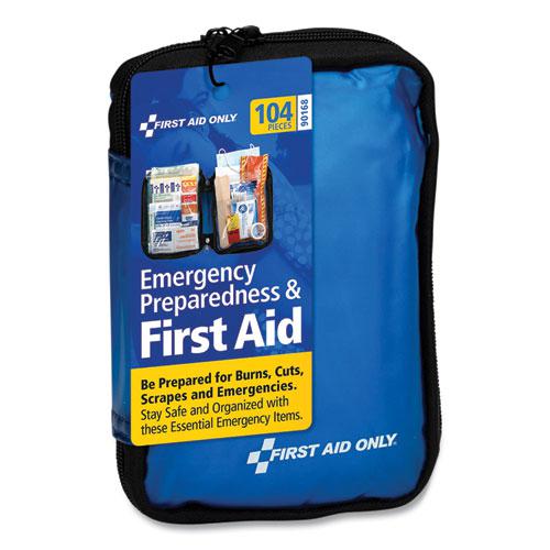 Soft-Sided First Aid and Emergency Kit, 104 Pieces, Soft Fabric Case. Picture 2