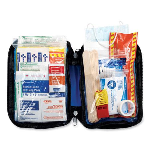 Soft-Sided First Aid and Emergency Kit, 104 Pieces, Soft Fabric Case. Picture 3