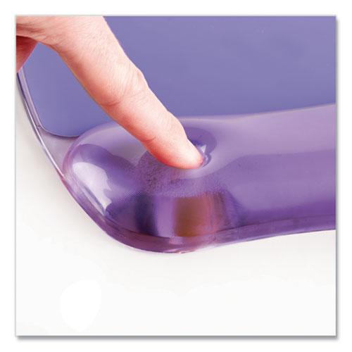 Gel Crystals Keyboard Wrist Rest, 18.5 x 2.25, Purple. Picture 4