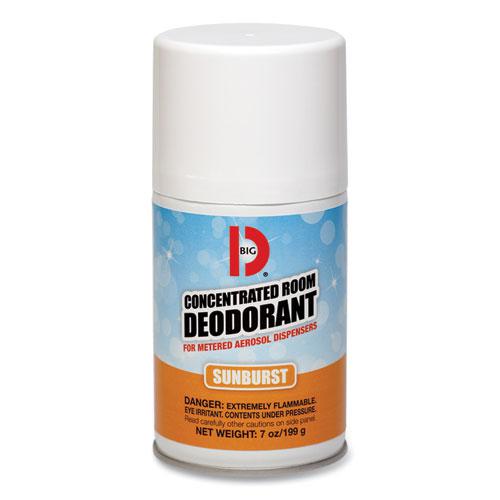 Metered Concentrated Room Deodorant, Sunburst Scent, 7 oz Aerosol Spray, 12/Carton. Picture 1