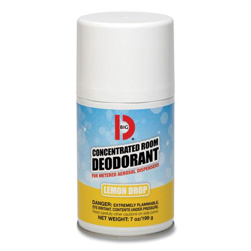 Metered Concentrated Room Deodorant, Lemon Scent, 7 oz Aerosol Spray, 12/Carton. Picture 1