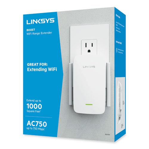 AC750 BOOST Wi-Fi Extender, 1 Port, Dual-Band 2.4 GHz/5 GHz. Picture 1