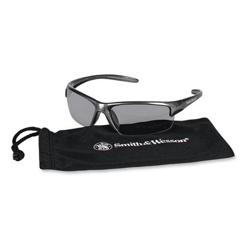 Equalizer Safety Glasses, Gunmetal Frame, Smoke Lens, 12/Box. Picture 5